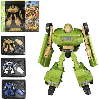 autodráha Auto robot s transformací 19cm transrobot set s doplňky plast 4 druhy