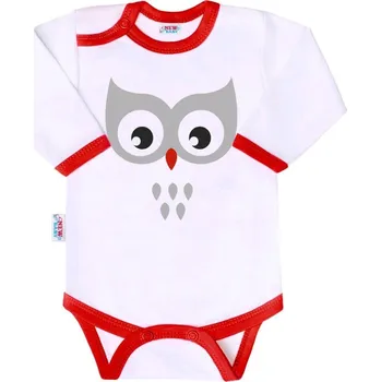 Kojenecký body NEW BABY Body s potiskem New Baby Animals sova | Velikost: 68 (4-6m)
