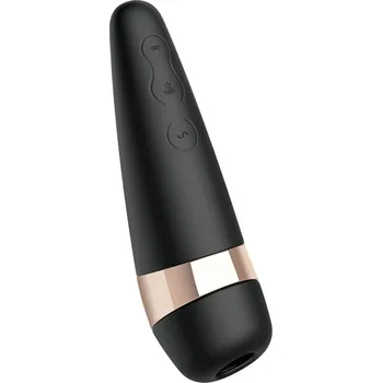Vibrátor Satisfyer Pro 3+ - vodotěsný, akumulátorový stimulátor klitorisu (černý)