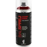 BALSPREJ vrchní univerzální akrylová barva ve spreji, RAL 3020 dopravní červená, 400 ml
