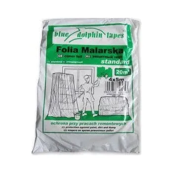 Zakrývací fólie na malování HASOFT Zakrývací fólie standard 4x5 m 4–5 µm - odběr pouze po balení 50ks