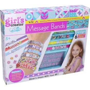 Dětské navlékací korálky Výroba náramků s přívěsky a písmenky kreativní set v krabici