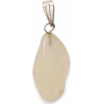 Drahý kámen Křišťál se sírou tamblovaný přívěsek 1,9 - 2,1 cm cca 1,9 - 2,1 cm