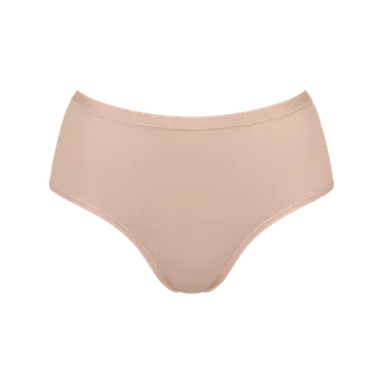 Kalhotky Dámské kalhotky GO Daily Cotton Midi - BROWN - tělové 00LZ - SLOGGI BROWN XXL