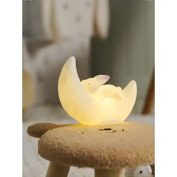 Lampička Sinsay - Noční lampa s motivem spícího králíčka - bílá - 125IK-00X - 125IK-00X-ONE