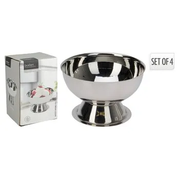 Sklenice Pucharek do lodów 4sztuki 9x6cm