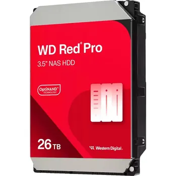 Pevný disk Western Digital WD RED Pro NAS WD260KFGX 26TB, SATA III 3.5", 512MB 7200RPM, 272MB/s, CMR WD260KFGX