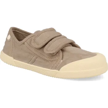 Dívčí tenisky Barefoot dětské plátěnky Igor - Lona V. Cacao béžové Velikost: 24
