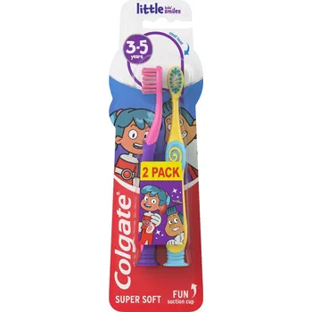 Zubní kartáček Colgate Little Kids Smiles set dětských zubních kartáčků pro děti 3–5 let
