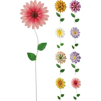 umělá květina Umělé květiny zápich, kov 140x600mm, mix barev
