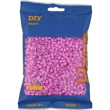Dětské navlékací korálky Koraliki Midi różowe w woreczku (3000szt.), Hama