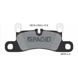 Sada brzdových destiček, kotoučová brzda PAGID T1940N