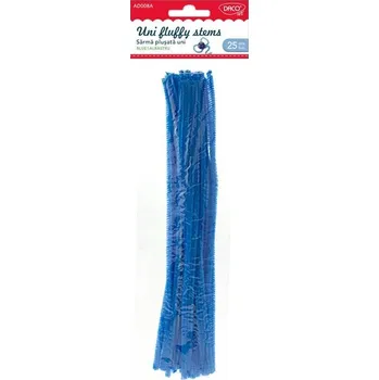 Hobby drát Chlupaté drátky, 30cm, 1ks - modré