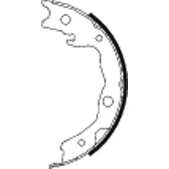 Brzdová čelist Sada brzdových čelistí, parkovací brzda PAGID H1682N