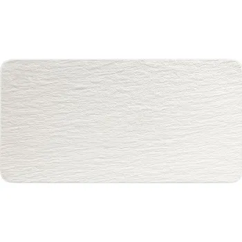 Talíř Villeroy & Boch Manufacture Rock Blanc porcelánový podnos, 35 x 18 cm 10-4240-2281