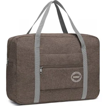 KONO skládací voděodolná cestovní taška - 20L - hnědá EQ2256-BN