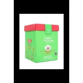 Nápoj English Tea Shop Čaj Zelený s granátovým jablkem, sypaný, 80g