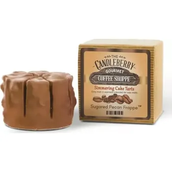 Vůně do bytu Candleberry - vonný vosk Coffee Shoppe - Sugared Pecan Frappé, 12 g TESTER (TESTOVACÍ BALENÍ)