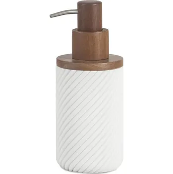 Dávkovač mýdla Bílý dávkovač mýdla s prvky z Akácie