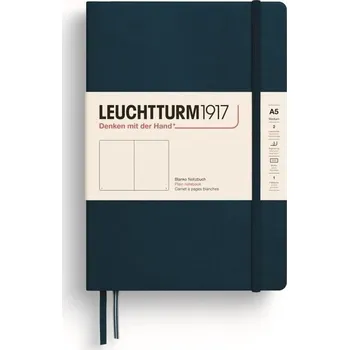 Blok Leuchtturm1917 Zápisník Deep Sea Medium A5 čistý