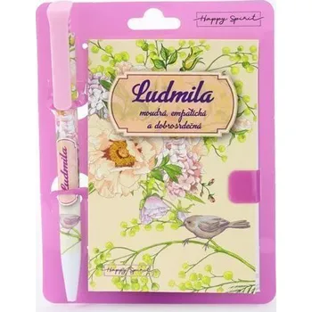 Dětské zboží Magnetický bloček s propiskou LUDMILA
