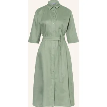 Dámské šaty Mm By Max Mara Dámské Lněné Šaty Tabella, olivová, 40