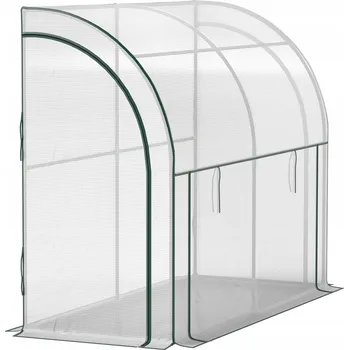 Fóliovník Aga Zahradní fóliovník ke stěně 2 x 0,8 x 1,57 m transparentní