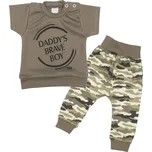 NEW BABY 2-dílná kojenecká souprava New Baby Army boy | Velikost: 80 (9-12m)