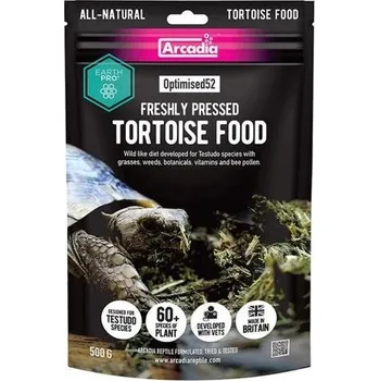Krmivo pro terarijní zvíře Arcadia EarthPro Optimised52 Tortoise Food 500g