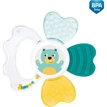 Canpol Babies Chrastítko s chladícím kousátkem Canpol Babies Zvířatka - zelené