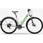 ROCKRIDER Trekové elektrokolo E-ACTV 100 s nízkým rámem XL ZELENÁ 2025