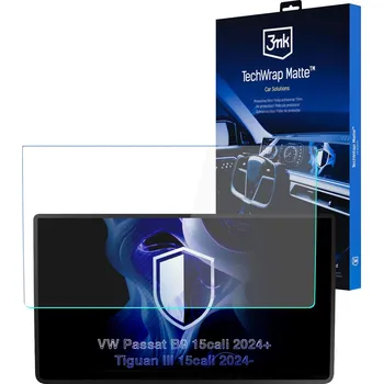 Autolékárnička 3mk Matná ochranná fólie na displej navigace pro VW Tiguan III 2024- – TechWrap Matte™ Center Display