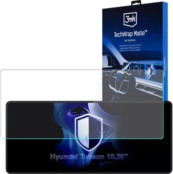 Autolékárnička 3mk Matná ochranná fólie na displej navigace pro Hyundai Tucson 10,25 inches (2020-2024) – TechWrap Matte™ Center Display