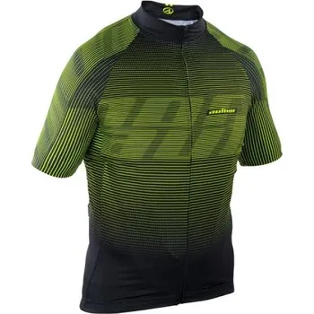 cyklistický dres Author Dres Men Profi X2 k/r (černá/žlutá-neonová) S + DÁREK