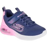Modro-růžové dětské tenisky Skechers Microspec Max Advance - Fly 3 303595L-NVPK Velikost: 35