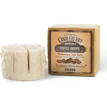 Vůně do bytu Candleberry - vonný vosk Coffee Shoppe Blueberry White Mocha, 12 g TESTER (TESTOVACÍ BALENÍ)