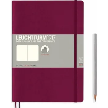 Blok Zápisník Port Red, Softcover, Composition (B5), 123 p., čistý