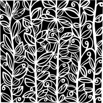 Výtvarná sada Šablona TCW 6"x6" (15,2x15,2 cm) - Leafy Vines