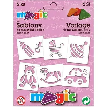 MAGIC papírové šablony na malování BABY