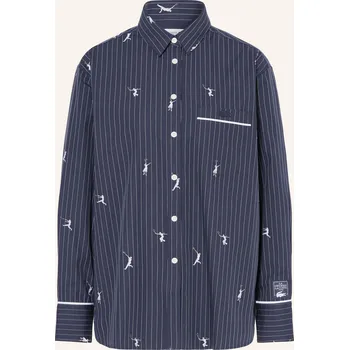 Dámská halenka Lacoste Dámská Košile, tmavě modrá / bílá, 42