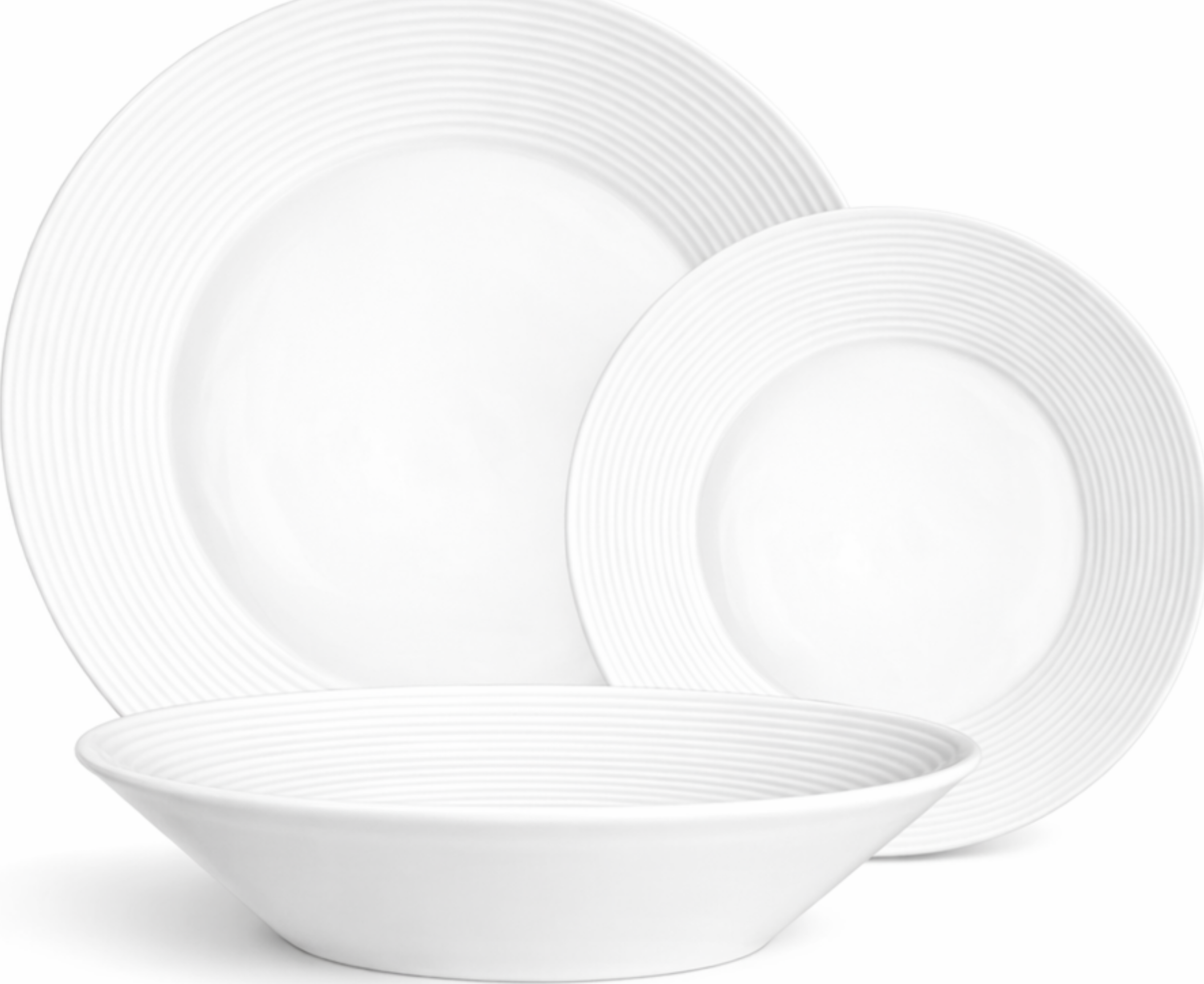 Thun 1794 LEA talířová souprava bílá 18 dílná