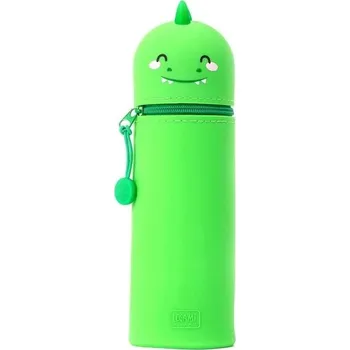 Penál 2-In-1 Silicone Pencil Case - Kawaii - Dino