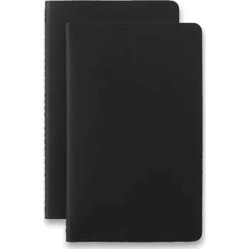 Sešity Moleskine Smart - měkké desky - L, linkované, 2 ks, černé