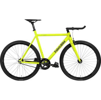 Jízdní kolo FABRICBIKE 28" lehké hliníkové kolo Fixie - Yellow Lime 58cm ŽLUTÁ 2025