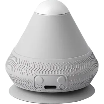 Masážní kužel s USB-C nabíjením, kompaktní design pro úlevu od svalového napětí a zlepšení prokrvení šedá