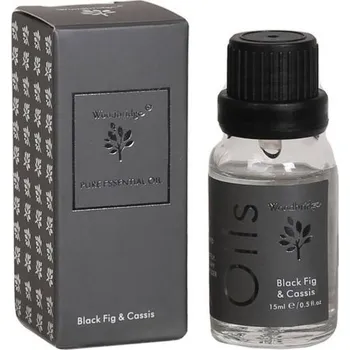 Vůně do bytu Woodbridge - esenciální olej Black Fig & Cassis, 15 ml