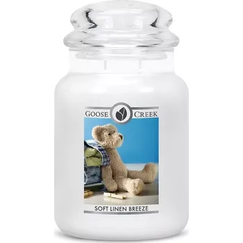 Svíčka GOOSE CREEK CANDLE - vonná svíčka Soft Linen Breeze, 680 g