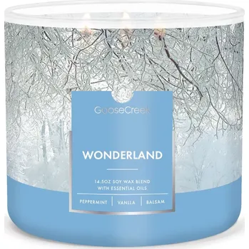 Svíčka GOOSE CREEK CANDLE - vonná svíčka 3KNOT Wonderland, 411g