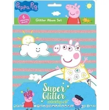 omalovánky Prasátko Peppa - Třpytivé omalovánky