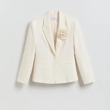 Dámské sako Reserved - LADIES` BLAZER - tělová - 555KK-02X - 555KK-02X-M